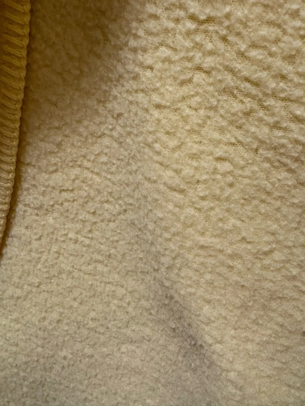 Ralph Lauren RL Teddy Bear Yellow Fleece Throw Blanket 50x68